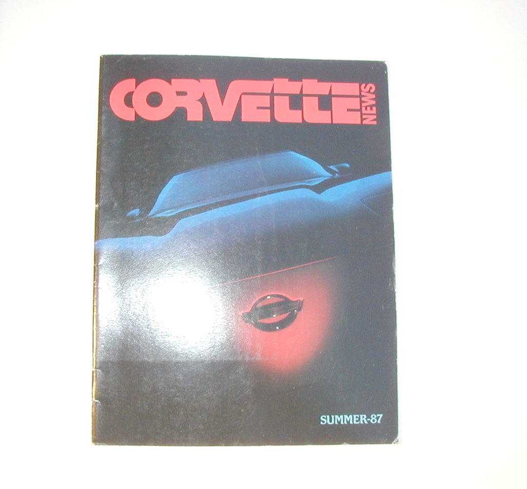 Corvette News Magazine Summer 87